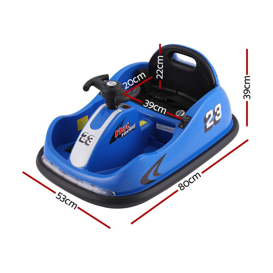 Rigo Kids Bumper Car | Blue
