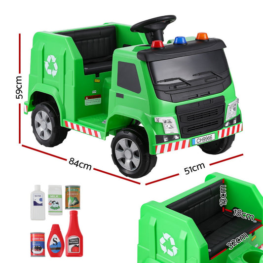 Rigo Kids Garbage Truck | Green