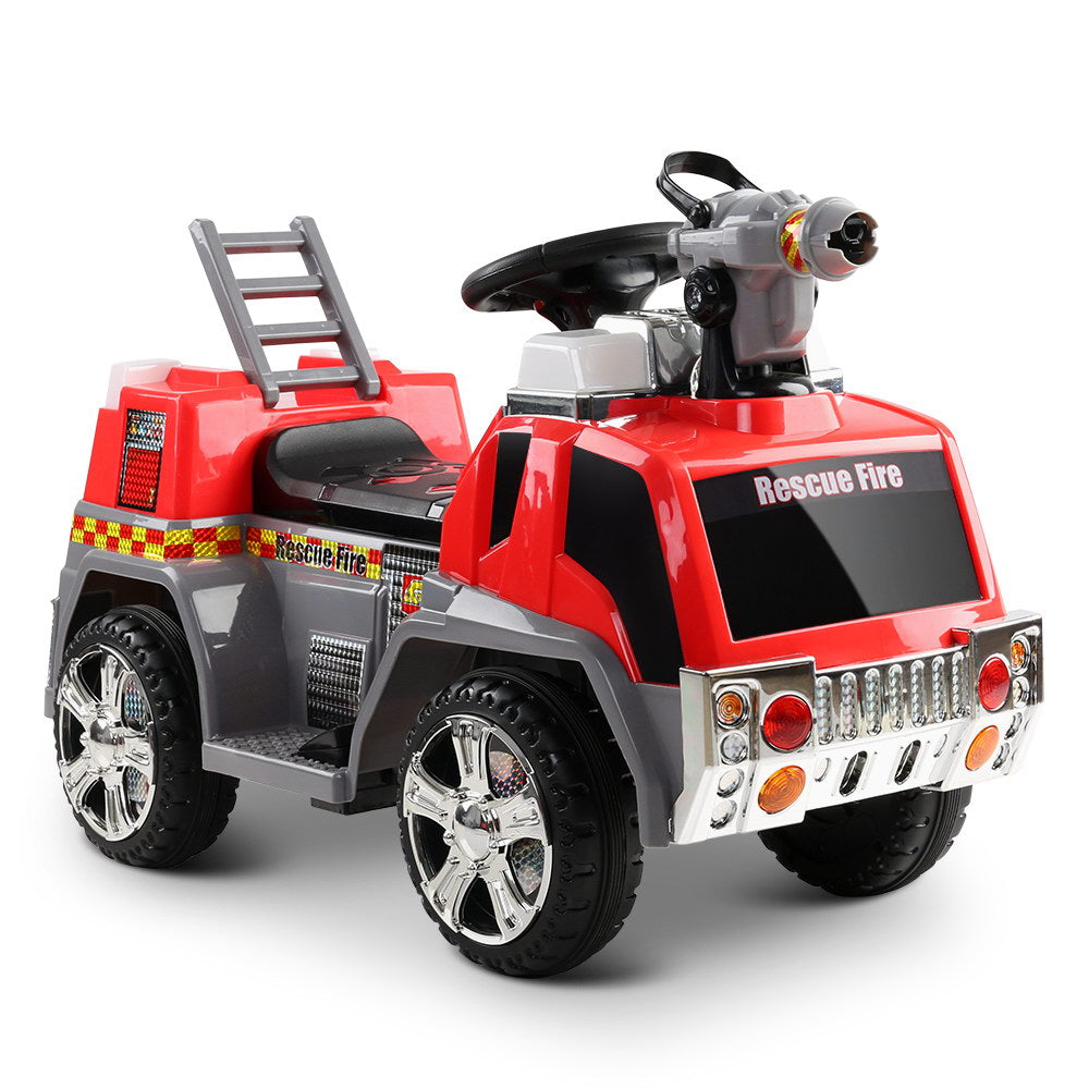 Rigo Kids Electric Ride On Fire Engine | Red