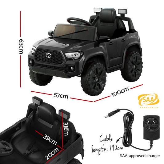 Kids Toyota Tacoma Off Road Jeep | Black