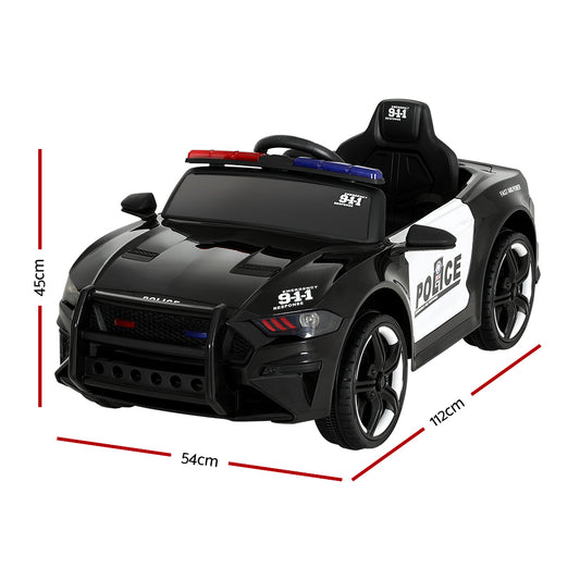 Rigo Kids Police Car | Black