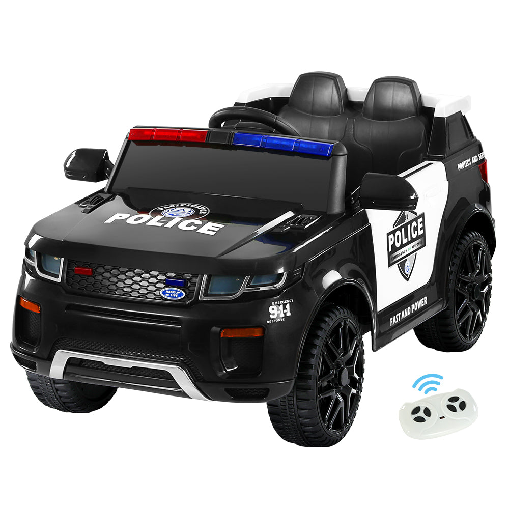 Rigo Kids Police Patrol Ride On | Black