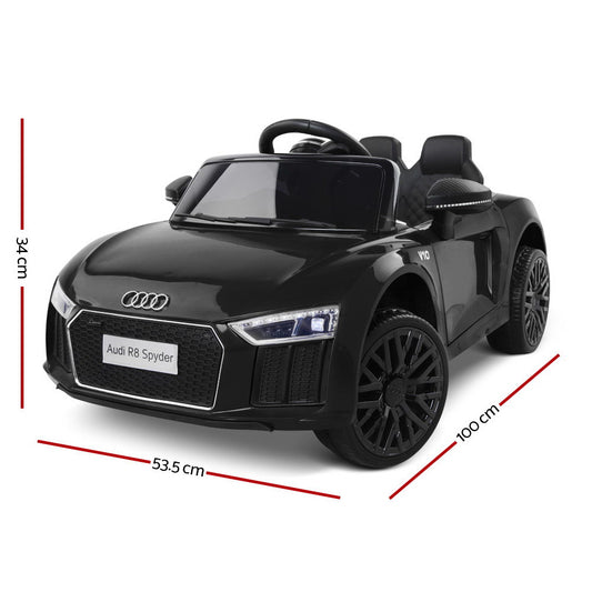 Kids Ride On Audi R8 Licensed Sports Car | Black