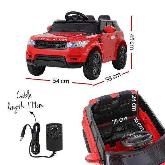 Rigo Kids Ride On | SUV Range Rover-Inspired | Red