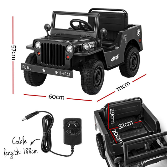 Rigo Kids Jeep | Black