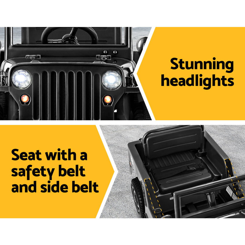 Rigo Kids Jeep | Black