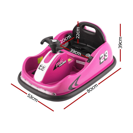 Rigo Kids Bumper Car | Pink