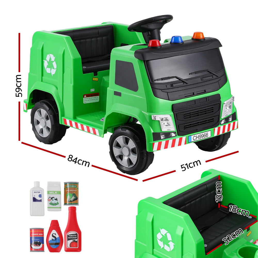 Rigo Kids Garbage Truck | Green