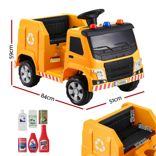 Rigo Kids Garbage Truck | Yellow