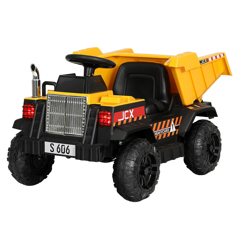 Rigo Kids Electric Ride On Dump Truck | Yellow