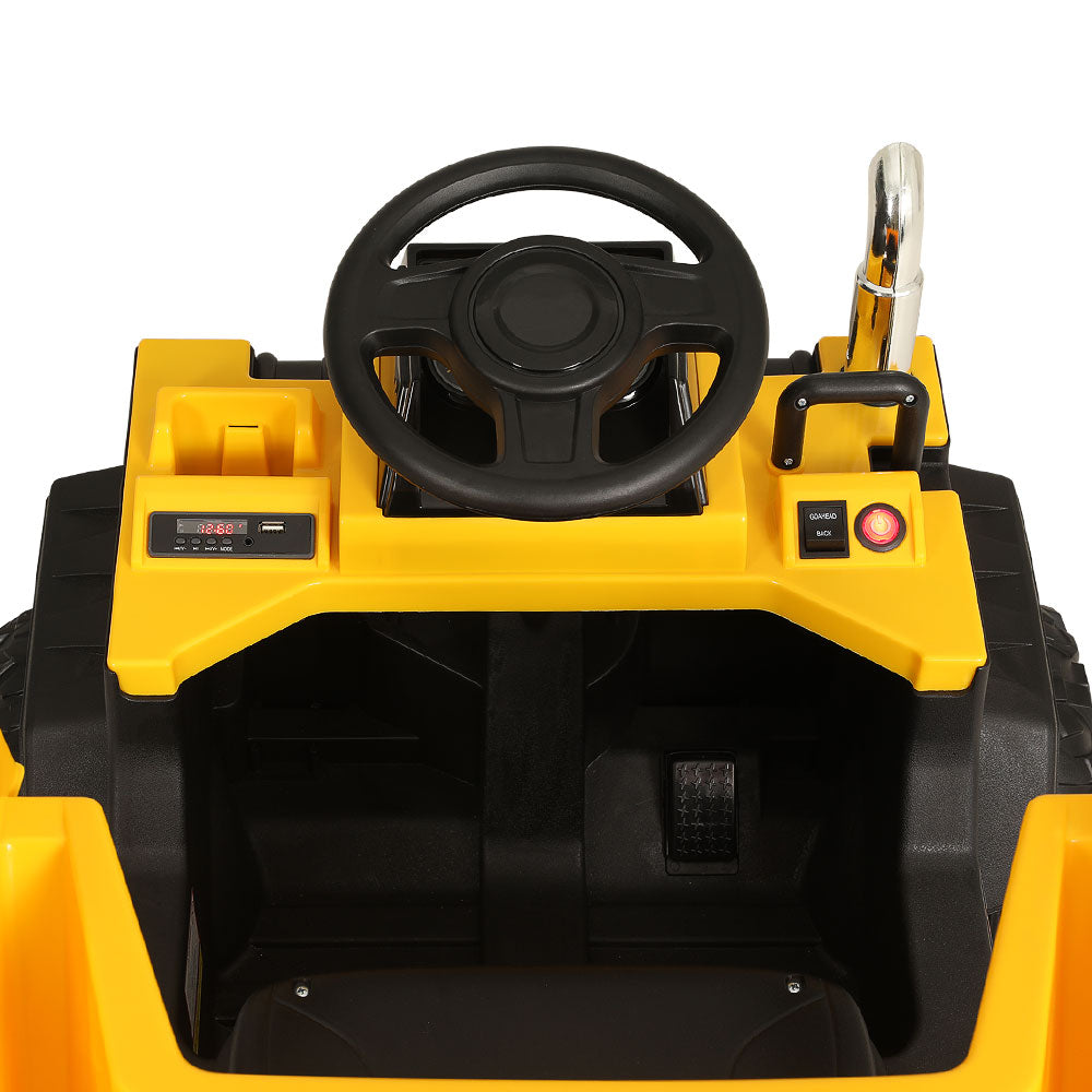 Rigo Kids Electric Ride On Dump Truck | Yellow