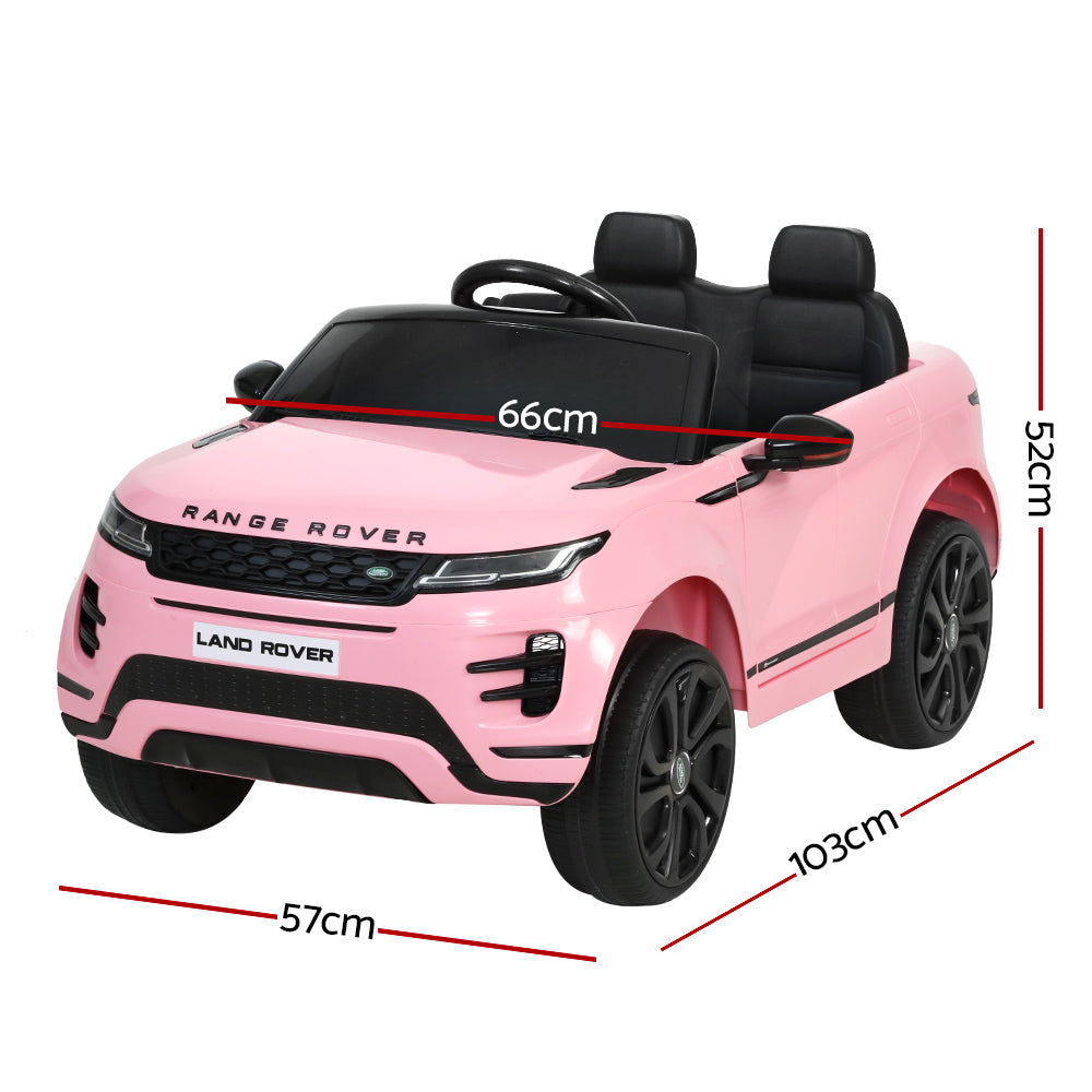 Kids Electric Ride On Land Rover | Licensed | Pink