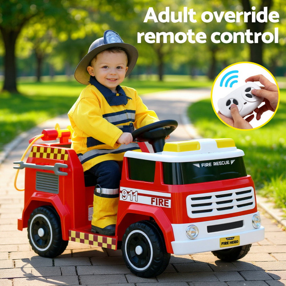 Rigo Kids Fire Engine Ride On