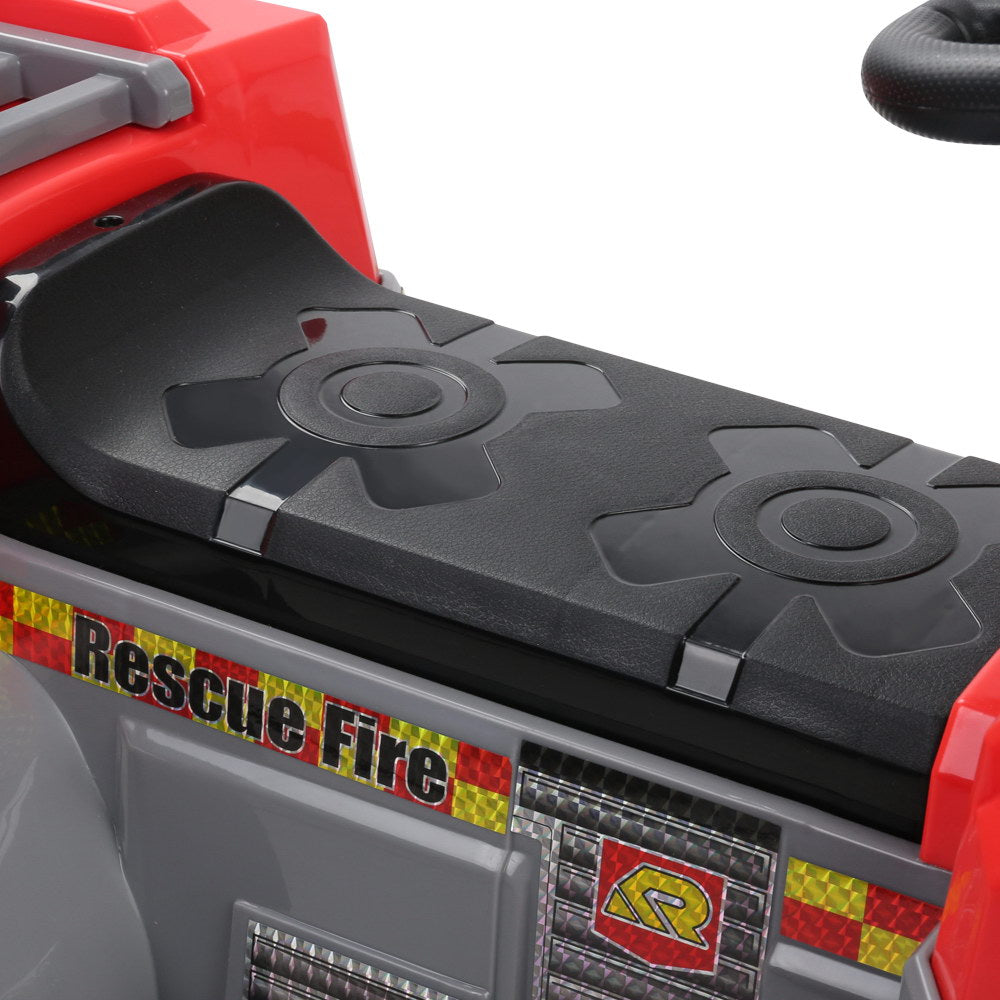 Rigo Kids Electric Ride On Fire Engine | Red