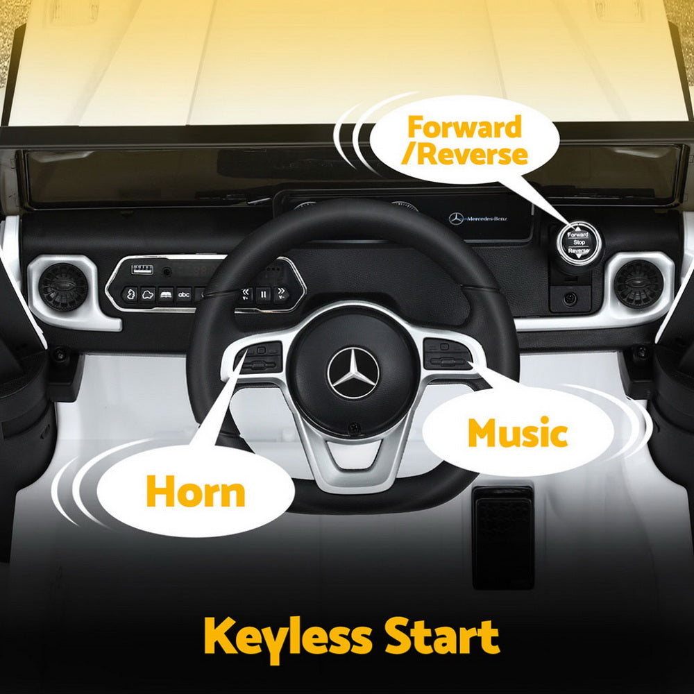 Kids Ride On | Licensed G500 | White