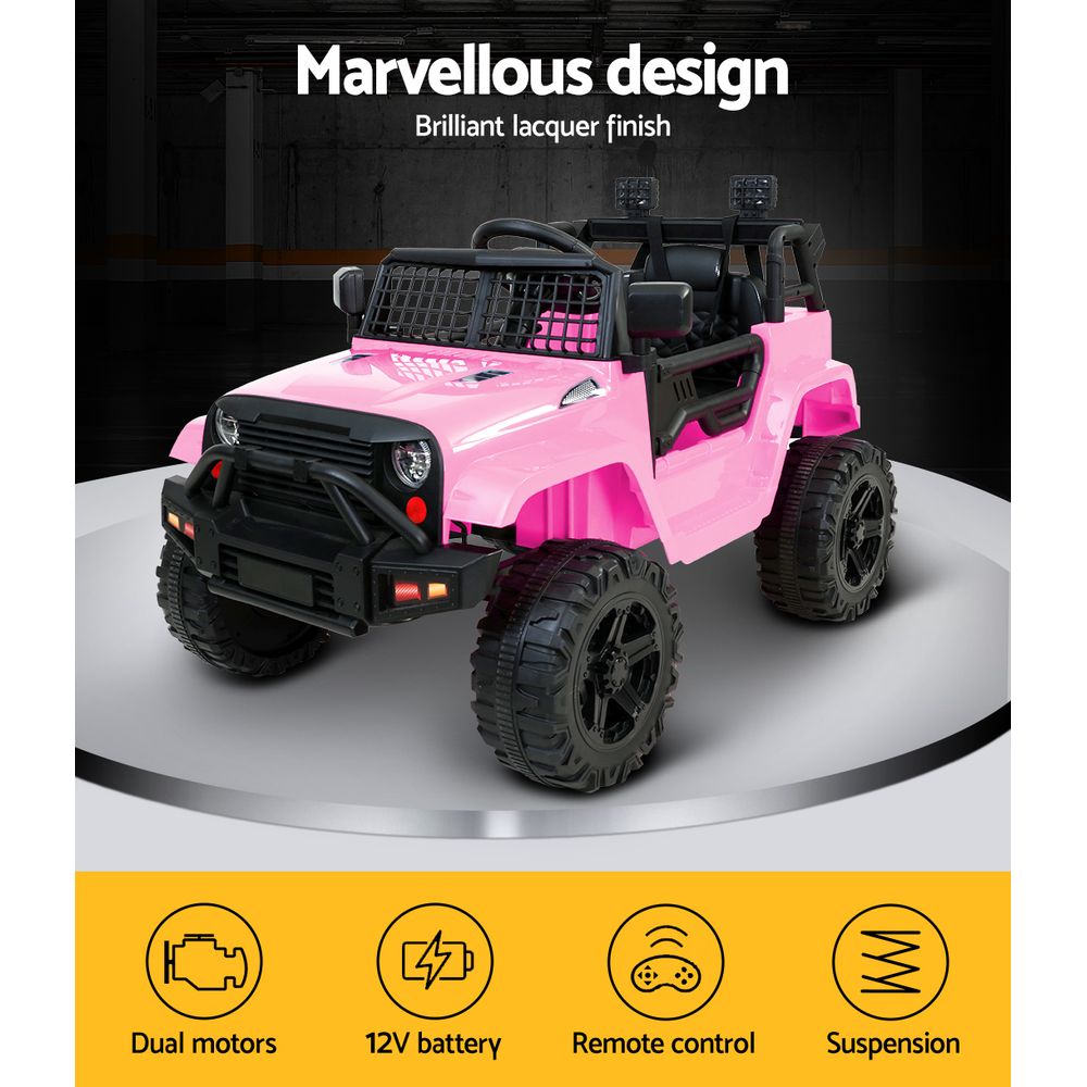 Rigo Kids Electric Jeep | Pink