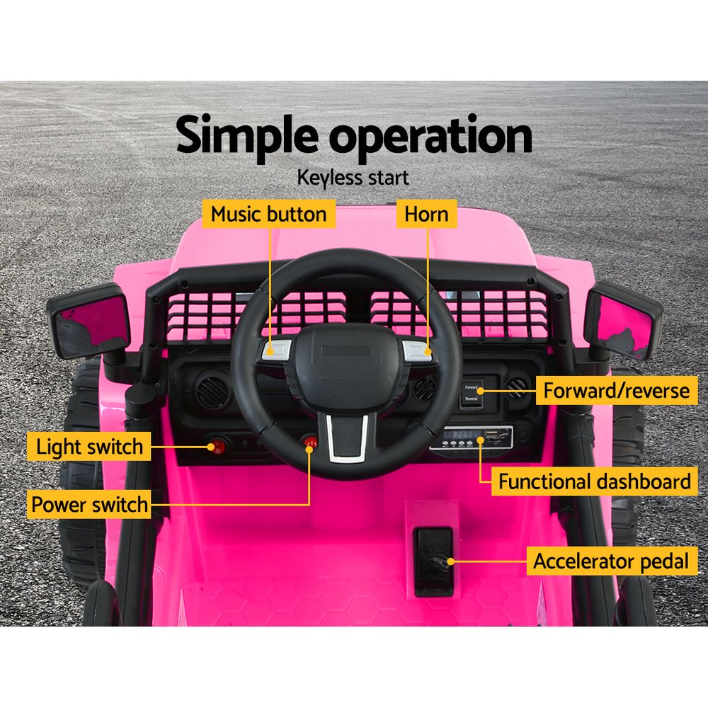 Rigo Kids Electric Jeep | Pink