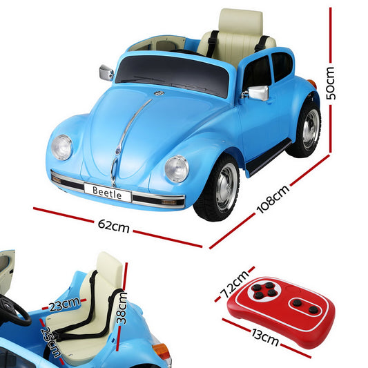 Kids Ride On Licensed Volkswagen Beetle | Blue