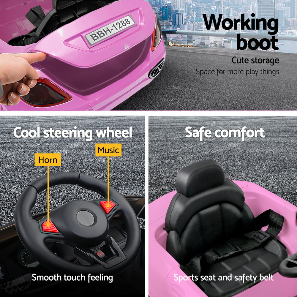 Rigo Kids Electric Ride On Car | Pink