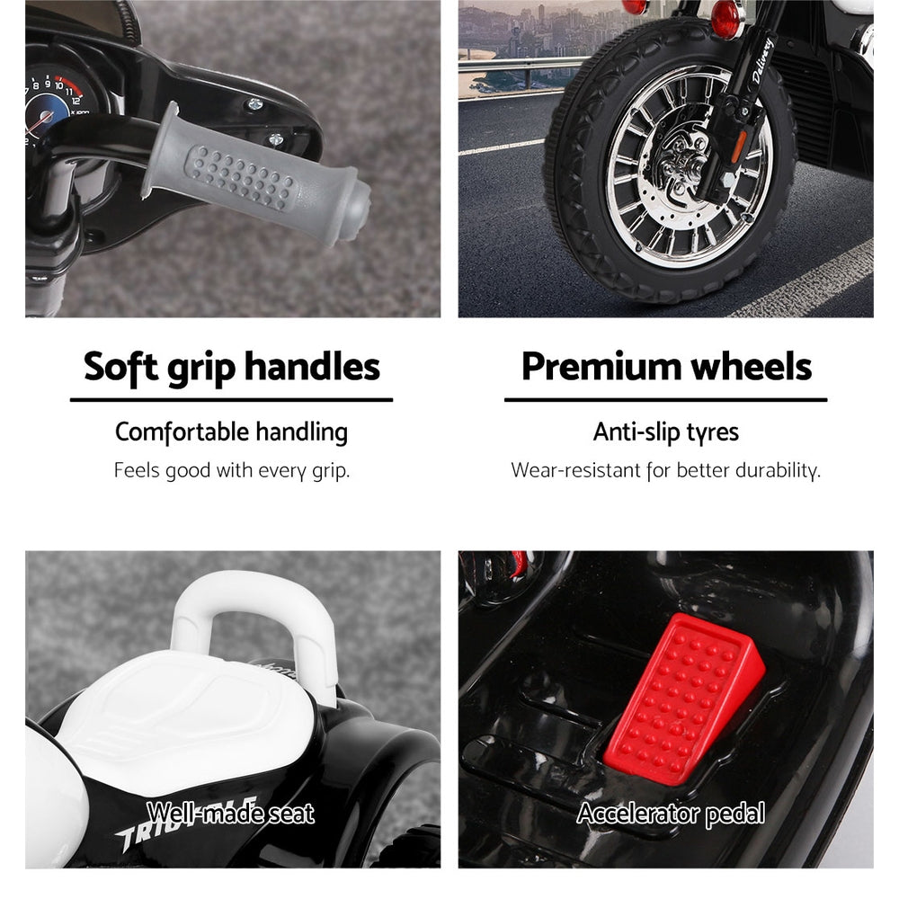 Rigo Kids Police Ride On | Harley-Inspired | 2 Colours Available