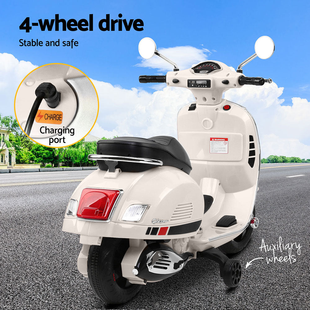 Kids Electric Ride On Vespa Licensed GTS | 2 Colours Available