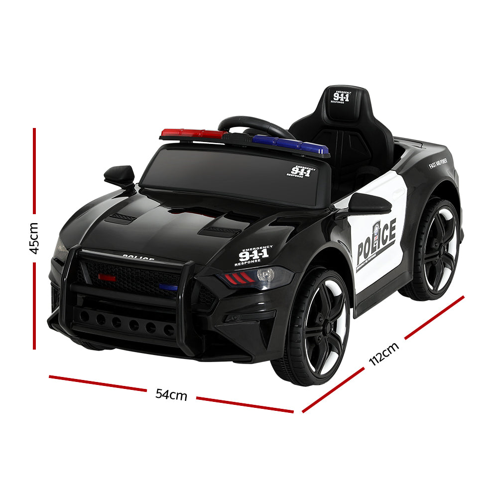 Rigo Kids Police Car | Black