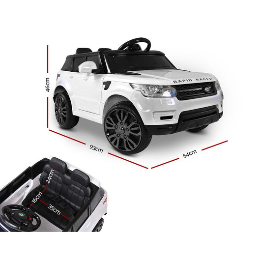 Rigo Kids Ride On | SUV Range Rover-Inspired | White