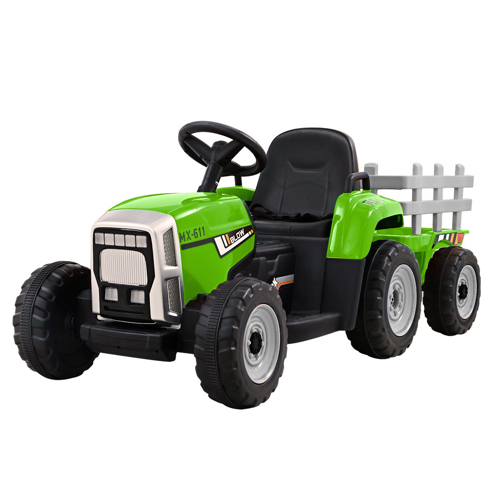 Rigo Kids Electric Ride On Tractor | Green