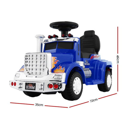 Rigo Kids Electric Ride On Truck | Blue