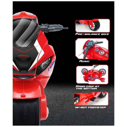 Honda Kick A Long Ride On Push Motorcycle 3+ | Red or White