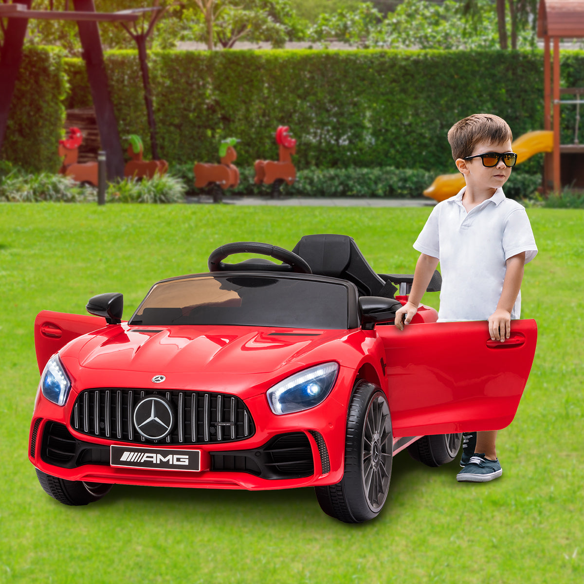 Kahuna Mercedes Benz Licensed Kids Electric Ride On Car | Red