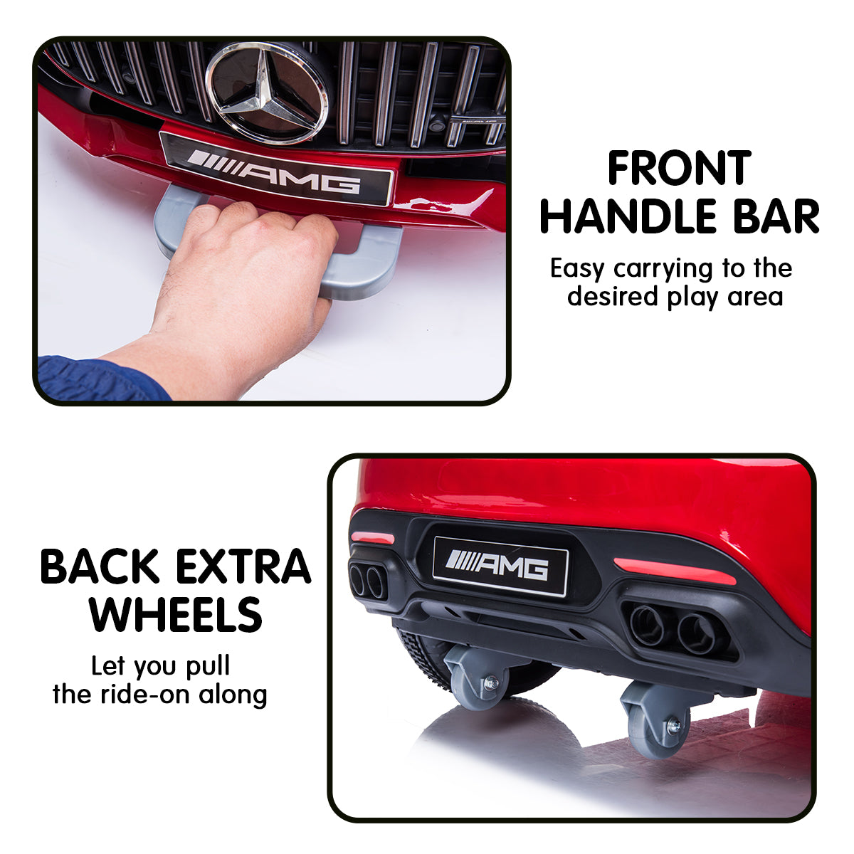 Kahuna Mercedes Benz Licensed Kids Electric Ride On Car | Red