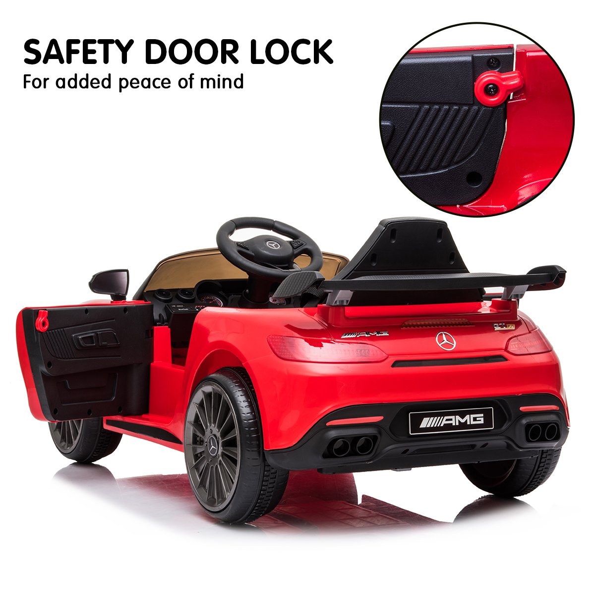 Kahuna Mercedes Benz Licensed Kids Electric Ride On Car | Red