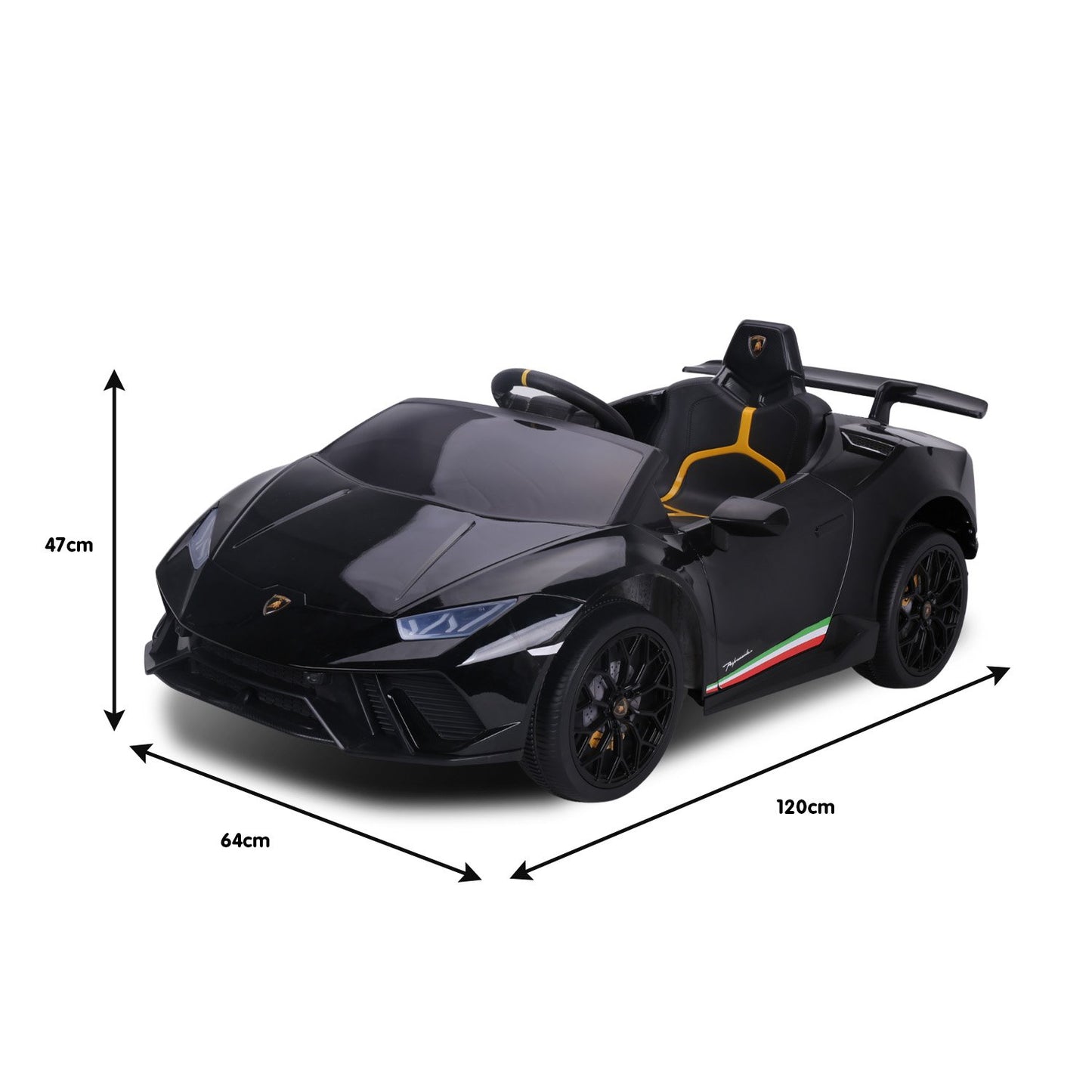 Lamborghini Kids Electric Ride On Car by Kahuna | Black