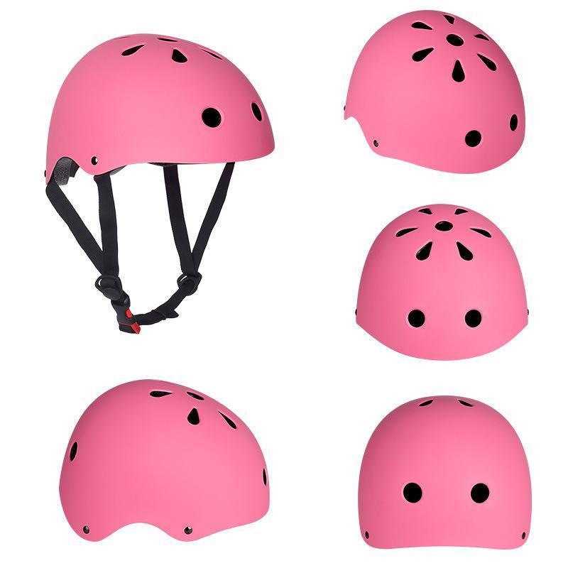 Pink Skate Style Helmet - L
