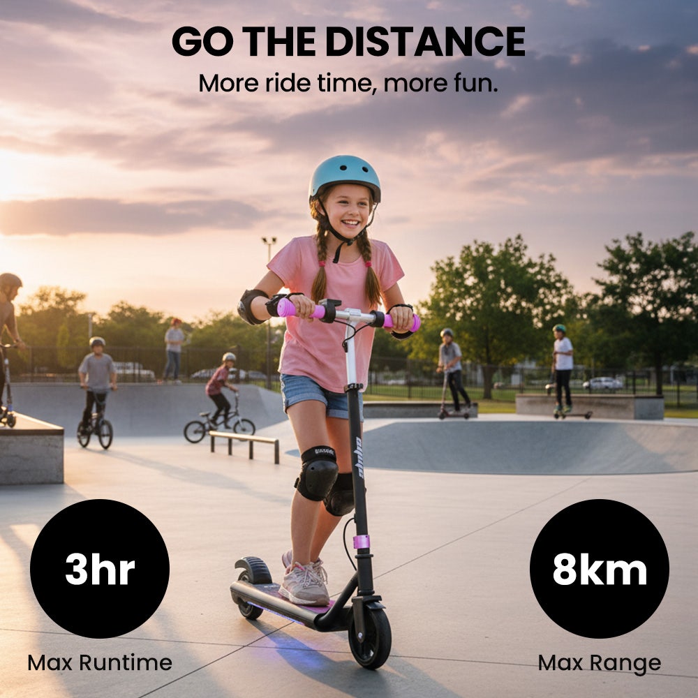 ALPHA Edge Electric Scooter for 6-12 years | 3 Colours Available