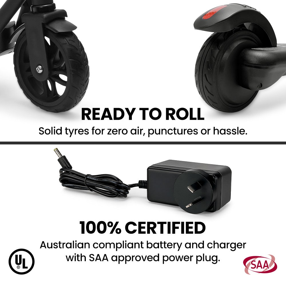 ALPHA Edge Electric Scooter for 6-12 years | 3 Colours Available